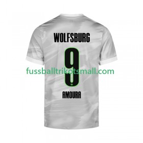 Fußballtrikots VfL Wolfsburg Mohamed Amoura 9 2025-2026 Kurzarm Auswärts-trikot kaufen
